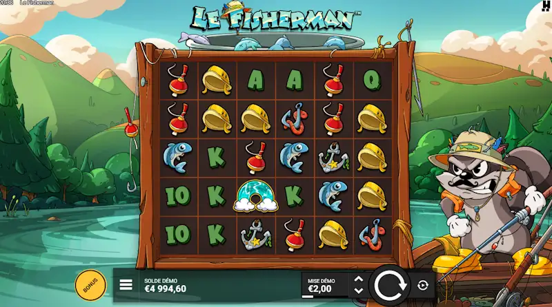 Comment lancer le fisherman slot game et où trouver le jeu