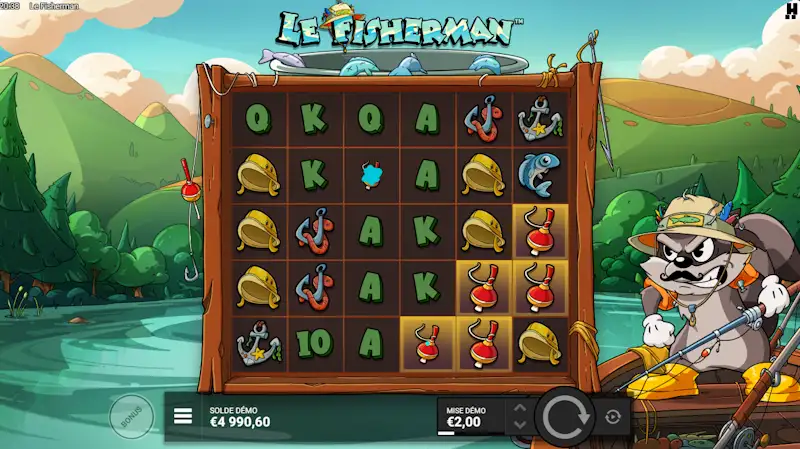 Le terrain de jeu: grille, gains et symboles spéciaux